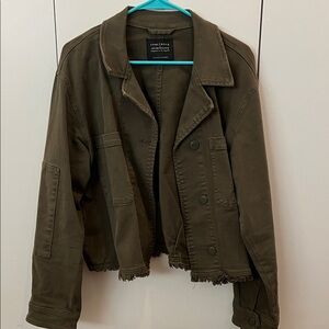 Women's Olive Utility Jacket